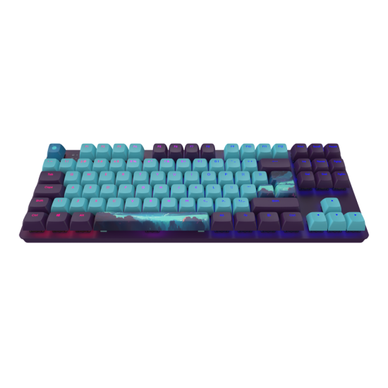 Геймърскa механична клавиатура Dark Project 87 Night Sky RGB TKL - G3MS Sapphire Switches, ABS