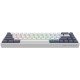 Геймърскa механична клавиатура Dark Project KD68B White Navy 65% PBT