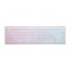 Геймърскa механична клавиатура Ducky One 3 Pure White Full Size Hotswap Cherry MX Clear, RGB, PBT Keycaps