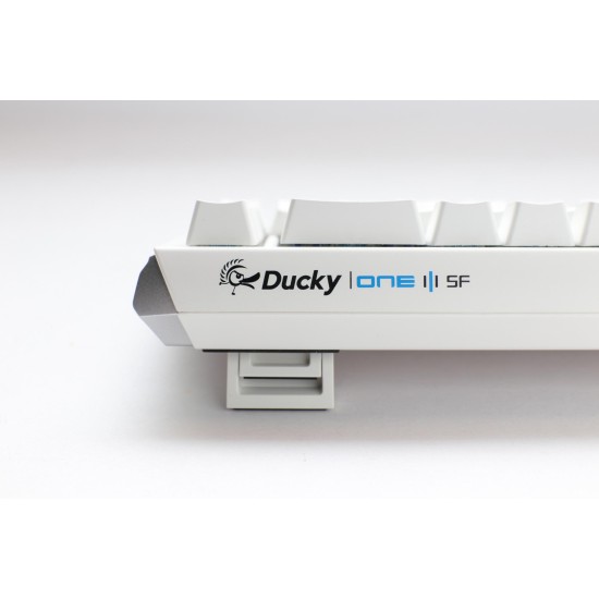 Геймърскa механична клавиатура Ducky One 3 Pure White SF 65%, Hotswap Cherry MX Black, RGB, PBT Keycaps