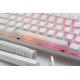 Геймърскa механична клавиатура Ducky One 3 Pure White SF 65%, Hotswap Cherry MX Blue, RGB, PBT Keycaps