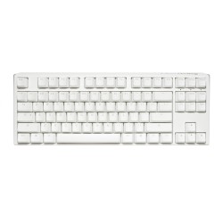 Геймърскa механична клавиатура Ducky One 3 Pure White TKL Hotswap Cherry MX Blue, RGB, PBT Keycaps