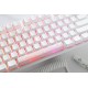 Геймърскa механична клавиатура Ducky One 3 Pure White TKL Hotswap Cherry MX Red, RGB, PBT Keycaps