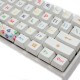 Геймърска механична клавиатура Ducky x SOU SOU One 2 Mini White RGB, Cherry MX Black