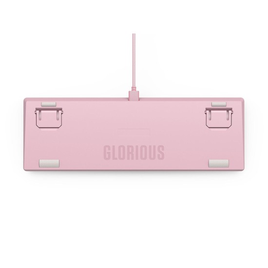 Геймърска механична клавиатура Glorious GMMK 2 Pink Compact- Fox Switches UK-Layout