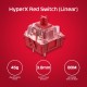 Геймърскa механична клавиатура HyperX Alloy Origins 65, HyperX червени суичове, Черен