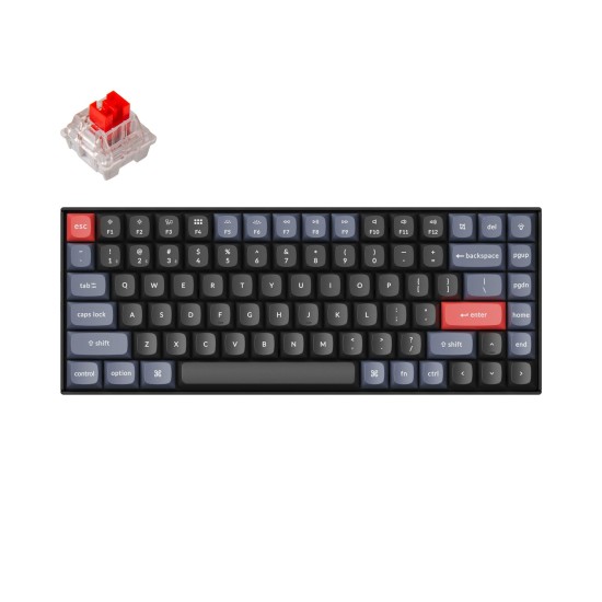 Геймърска механична клавиатура Keychron K2 Pro HS Red Switch, White Backlight Plastic Frame
