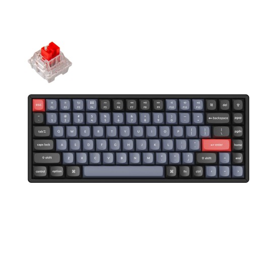 Геймърска механична клавиатура Keychron K2 Pro Hot-Swappable Keychron K Pro Mechanical Red Switch, RGB Backlight Aluminium Frame