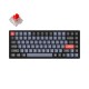 Геймърска механична клавиатура Keychron K2 Pro Hot-Swappable Keychron K Pro Mechanical Red Switch, RGB Backlight Aluminium Frame