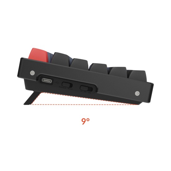 Геймърска механична клавиатура Keychron K8 Pro TKL Gateron G Pro(Hot Swappable) Red Switch RGB Backlight Plastic Frame