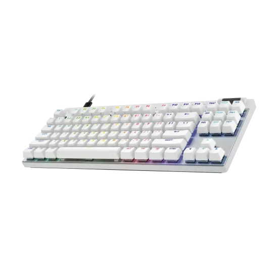 Геймърска механична клавиатура Logitech G Pro X RAPID TKL, Magnetic Analog Switch, Бял Геймърска механична клавиатура Logitech G Pro X RAPID TKL, Magnetic Analog Switch, Бял