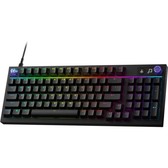 Геймърска механична клавиатура Logitech G316 X 98 - Hot-Swappable Tactile Switch - Black