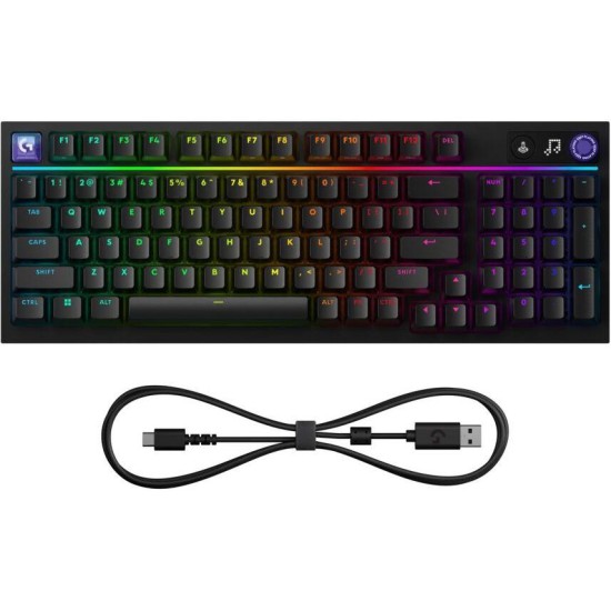 Геймърска механична клавиатура Logitech G316 X 98 - Hot-Swappable Tactile Switch - Black