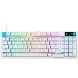 Геймърска механична клавиатура Logitech G316 X 98 - Hot-Swappable Tactile Switch - White