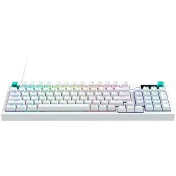 Геймърска механична клавиатура Logitech G316 X 98 - Hot-Swappable Tactile Switch - White