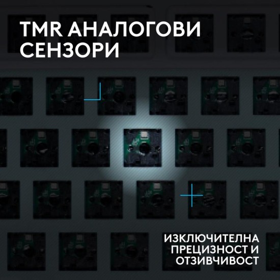 Геймърска механична клавиатура Logitech G512 X 98 - Dual Swap Analog/Mechanical Switch - White