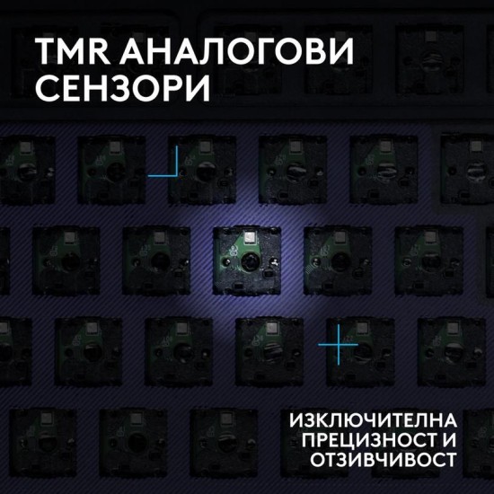 Геймърска механична клавиатура Logitech G512 X 98 - Dual Swap Linear Analog/Mechanical Switch - Black