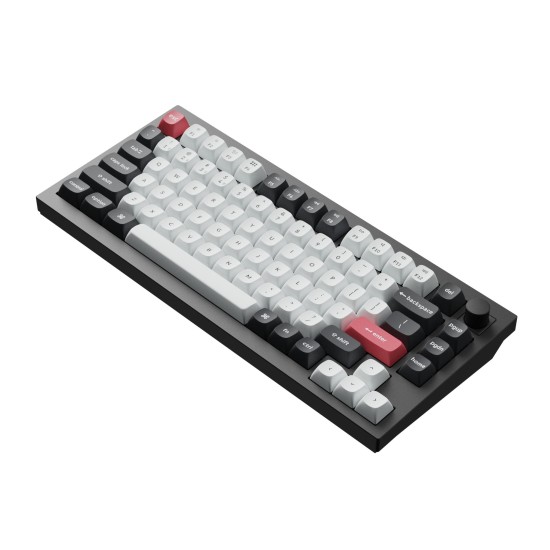 Механична клавиатура Keychron Q1 HE QMK 75% Carbon Black - Wireless Механична клавиатура Keychron Q1 HE QMK 75% Carbon Black - Wireless