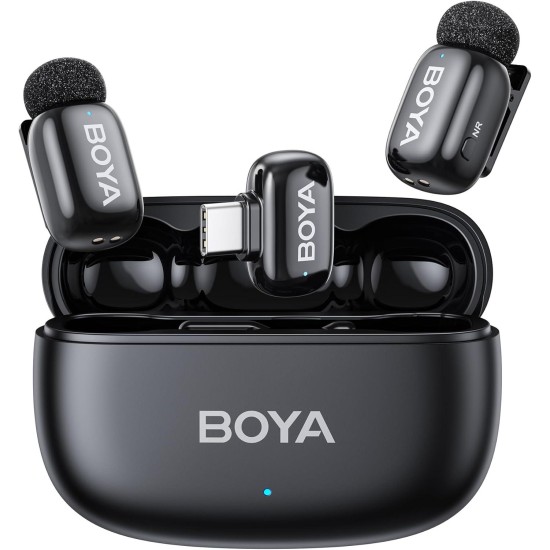 Безжична микрофонна система BOYA Mini 2-02 с USB-C Безжична микрофонна система BOYA Mini 2-02 с USB-C