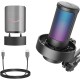 Микрофон със стойка FIFINE A8T RGB - Black Микрофон със стойка FIFINE A8T RGB - Black
