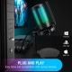 Настолен микрофон FIFINE A6NEO RGB - Black Настолен микрофон FIFINE A6NEO RGB - Black