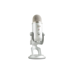 Настолен микрофон Logitech Blue YETI - Silver