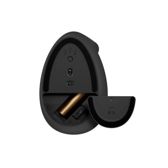 Безжична Мишка Logitech Lift Vertical, Ергономична, Графит