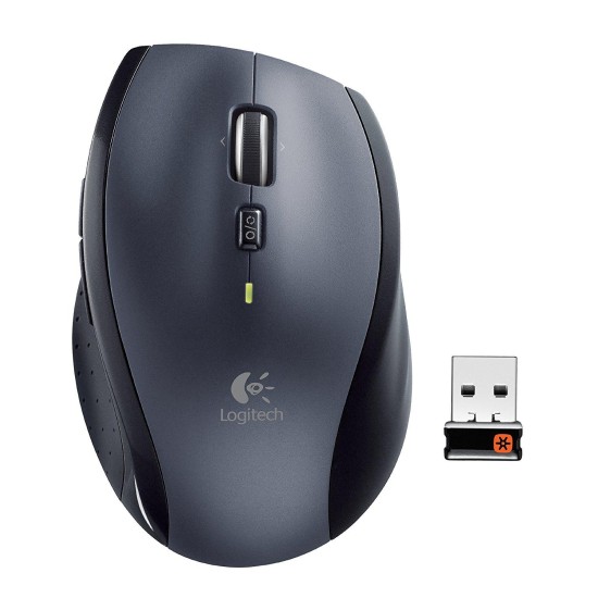 Безжична оптична мишка LOGITECH M705 Marathon, USB, Черен