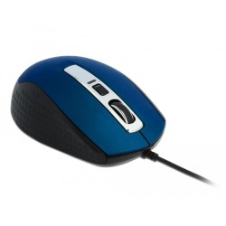 Оптична мишка DeLock, USB-A, 5 бутона , Синя