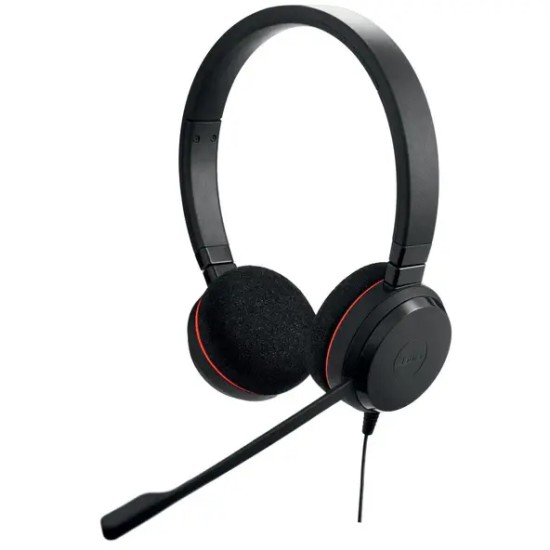 Слушалки с микрофон Jabra Evolve 20 MS Stereo USB-C/А Adapter