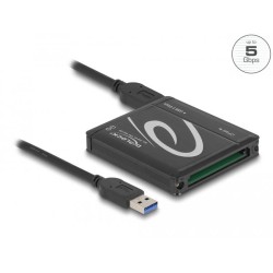 Четец за CFast карти DeLock, 5 Gbps, Черен