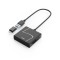HAMA Четец за карти USB, USB-A, с USB-C адаптер, USB 3.2 Gen1, SD/micro-SD/CF/MS