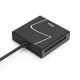 HAMA Четец за карти USB, USB-A, с USB-C адаптер, USB 3.2 Gen1, SD/micro-SD/CF/MS