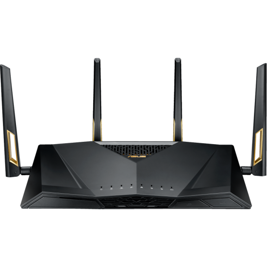 Безжичен Рутер ASUS RT-AX88U, AX6000 Dual Band WiFi 6 (802.11ax), AiProtection Pro, 4804 Mbps