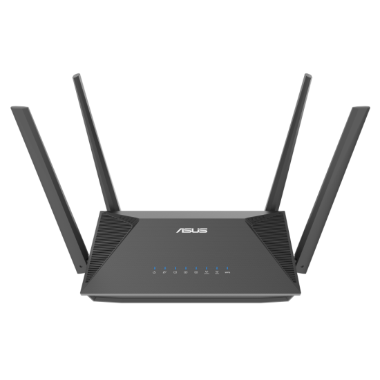 Безжичен рутер ASUS RT-AX52 AX1800 Dual Band WiFi 6 (802.11ax), AiMesh Compatible, Buil-in VPN