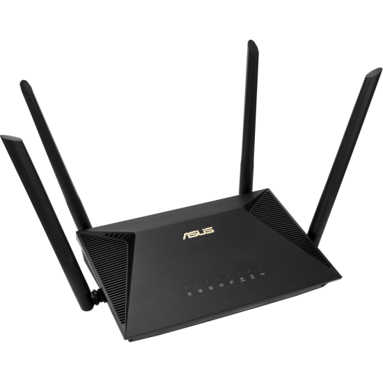 Безжичен рутер ASUS RT-AX53U, 2.4/5 GHz, 547 - 1201 Mbps, WiFi 6 (802.11ax)