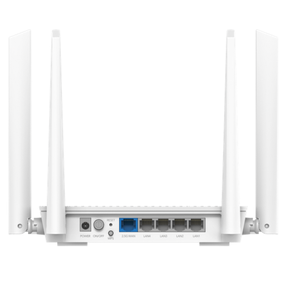 Безжичен рутер Cudy WR3000H, AX3000, 2.4/5 GHz, 1x 2.5Ghz WAN port, 10/100/1000 Безжичен рутер Cudy WR3000H, AX3000, 2.4/5 GHz, 1x 2.5Ghz WAN port, 10/100/1000