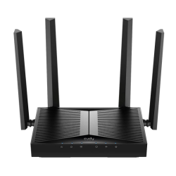 Безжичен рутер Cudy WR3600H, 1× 2.5GbE, 4× GbE, 2882 Mbps + 688 Mbps, 3.6 Gbps, Dual-Band Wi-Fi 7 ,  VPN Server and Client, 10/100/1000