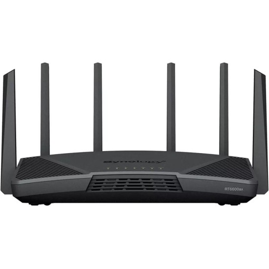 Безжичен рутер Synology RT6600AX, 6600Mbps, 2.4GHz - 600Mbps/ 5GHz - 4800Mbps/ 5GHz - 1200Mbps