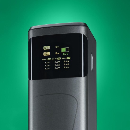 HAMA Външна батерия „High Power“, 200 W, 24000 mAh, 2x USB-C, USB-A, бързо зареждане HAMA Външна батерия „High Power“, 200 W, 24000 mAh, 2x USB-C, USB-A, бързо зареждане