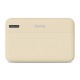 HAMA Външна батерия "Pocket 10", 10000 mAh, Изходи: 2x USB-A, бежов
