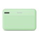 HAMA Външна батерия "Pocket 10", 10000 mAh, Изходи: 2x USB-A, зелена