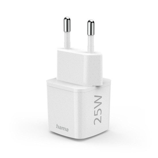 Бързо мини зарядно HAMA "Eco", USB-C, 25 W, 187278