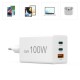 HAMA Бързо зарядно 220V, 100 W GaN, 2x USB-C PD, 1x USB-A QC HAMA Бързо зарядно 220V, 100 W GaN, 2x USB-C PD, 1x USB-A QC