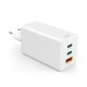 HAMA Комплект Бързо зарядно и кабел за зареждане, 100 W GaN, 2x USB-C PD, 1x USB-A QC