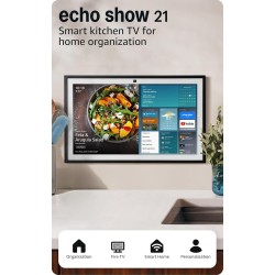 Amazon Echo Show 15 Smart 15.6" FHD + Fire TV , Alexa, дисплей за визуализация, черен, gen 2 Amazon Echo Show 15 Smart 15.6" FHD + Fire TV , Alexa, дисплей за визуализация, черен, gen 2