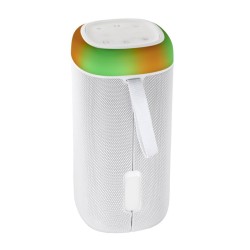 Блутут мобилна колонка HAMA Shine 2.0, 30W, LED, Защита от вода, Бял, 188229