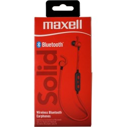 Блутут слушалки тапи MAXELL BT100 SOLID, Червени