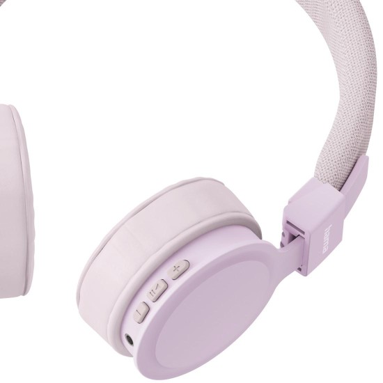 HAMA Слушалки с микрофон "Freedom Lit III"  Bluetooth, On-Ear ,  розови