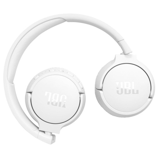 Слушалки on-ear JBL Tune 670NC, Bluetooth 5.3, USB-C, Бели